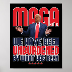 Trump Mega 2024 47th President Oburdened Meme Des Poster