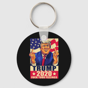Trump Mellanfinger Dina Känslor Republikansk Prese Nyckelring