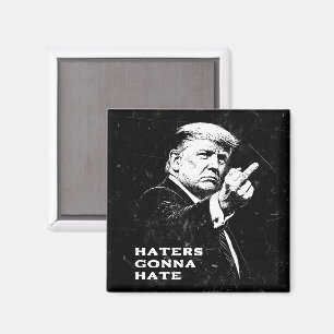 Trump Mellanstick 2026 Meme Rolig Magnet