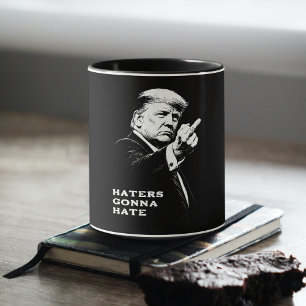 Trump Mellanstick 2026 Meme Rolig Mugg