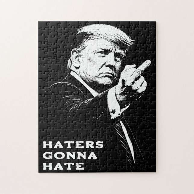 Trump Mellanstick 2026 Meme Rolig Pussel (Vertikal)