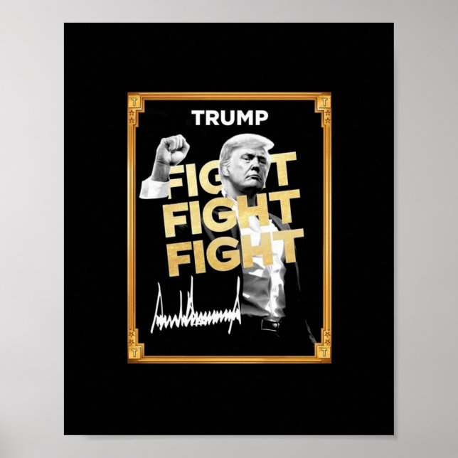 Trump Memine Coin Poster (Framsidan)