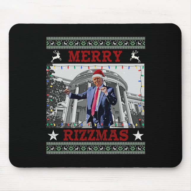 Trump Merrry Rizzmas Funny Humous Trump Dance Ch Musmatta (Framsidan)