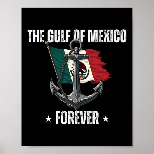 Trump Mexikanska Golfen Forever Liberal Anti Trump Poster (Framsidan)