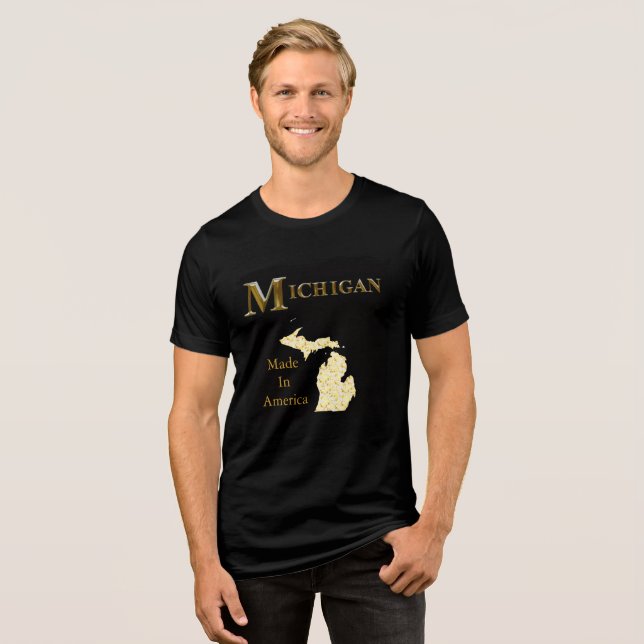TRUMP MICHIGAN ÖVERVAKNING T SHIRT (Framsida Full)