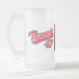 Trump miss Me ännu Frostat Ölglas