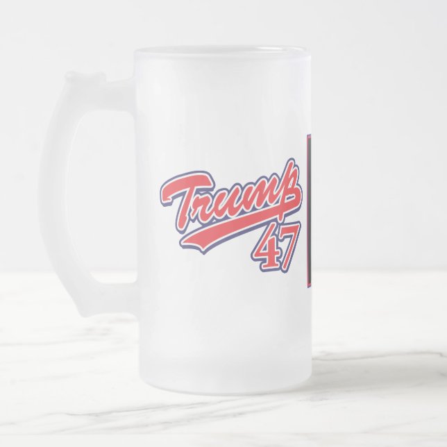 Trump miss Me ännu Frostat Ölglas (Vänster)