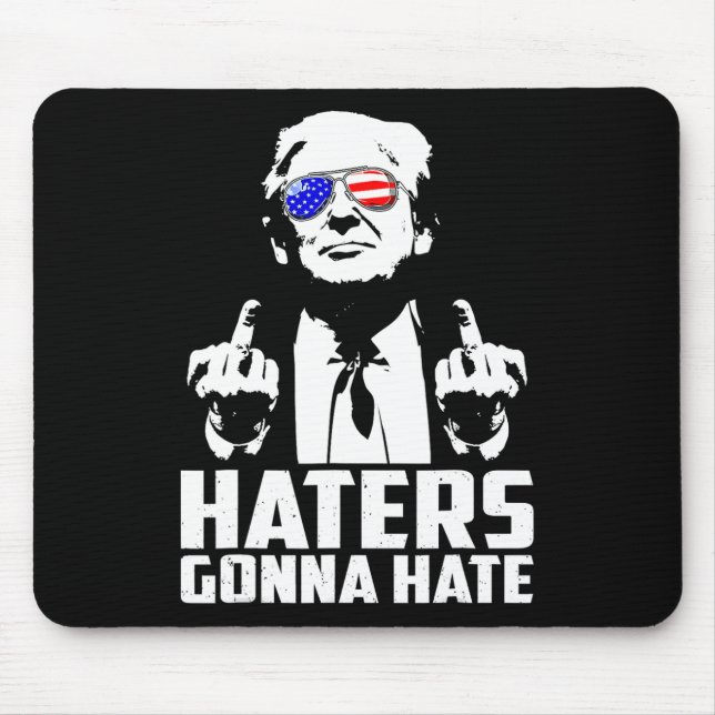Trump Mitten Finger Funny Haters Gonna Hate Presid Musmatta (Framsidan)