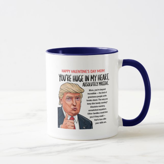 Trump Mom Valentine's Day  Mugg (Höger)