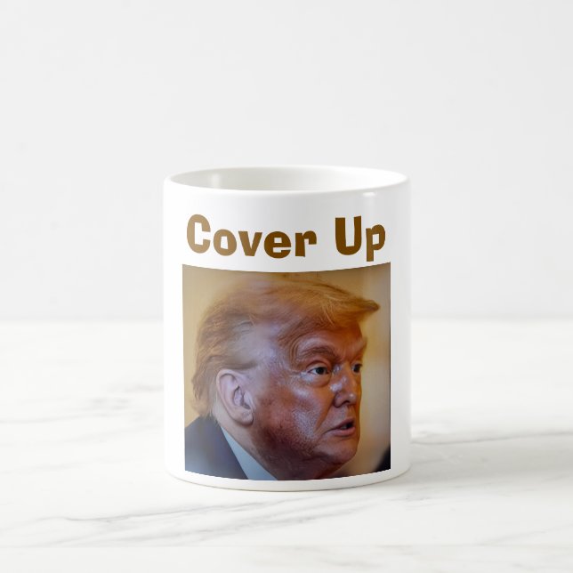 Trump/Mörkläggning Kaffe Mugg (Center)