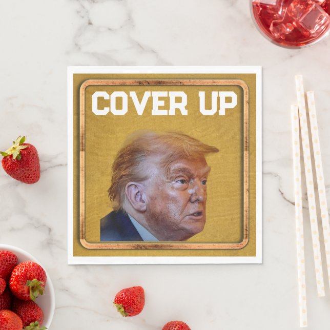 Trump Mörkläggning Pappersserviett Pappersservett (Insitu)