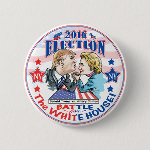 Trump mot Hillary 2016 Knapp
