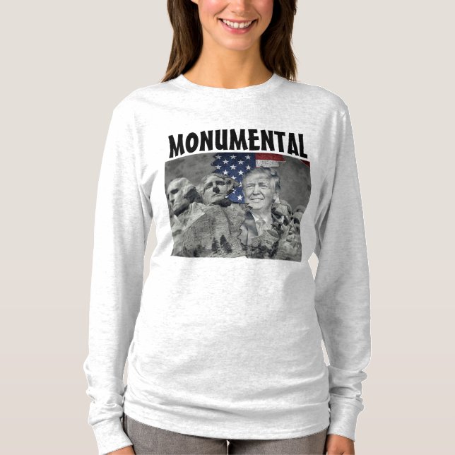 TRUMP MOUNT RUSHMORE T-SHIRTS (Framsida)