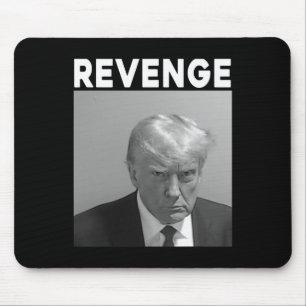 Trump Mug Shot - Hämnd - trump 2025 - Pro Trump Musmatta