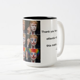Trump Mugg Rolig Clown