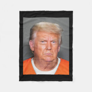 Trump Mugg Shot 1 Fleecefilt