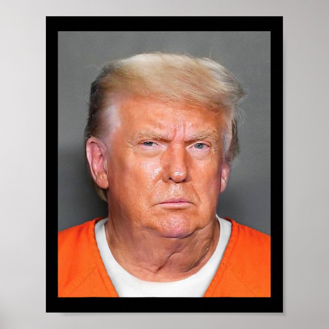 Trump Mugg Shot 1 Poster (Framsidan)