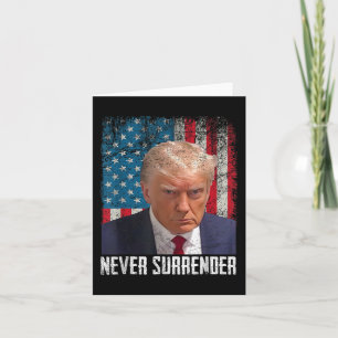 Trump Mugg Shot - Donald Trump Mugg Shot - Aldrig Kort
