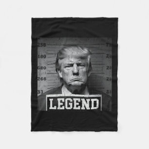 Trump Mugg Shot Fleecefilt