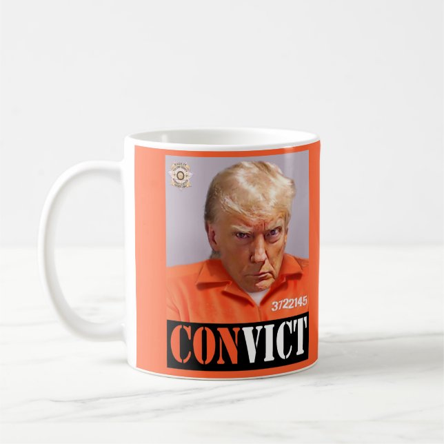 Trump MUGG-Shot — Kaffemugg (Vänster)