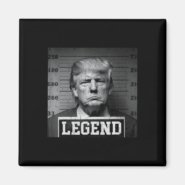 Trump Mugg Shot Magnet (Framsidan)