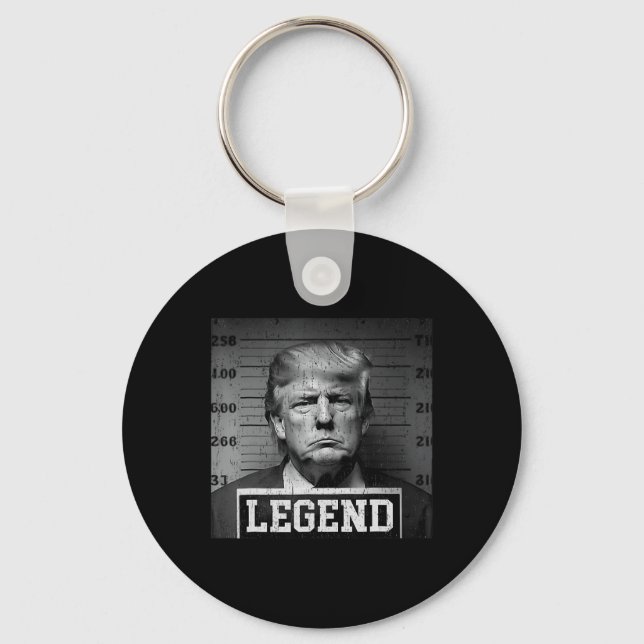 Trump Mugg Shot Nyckelring (Framsida)
