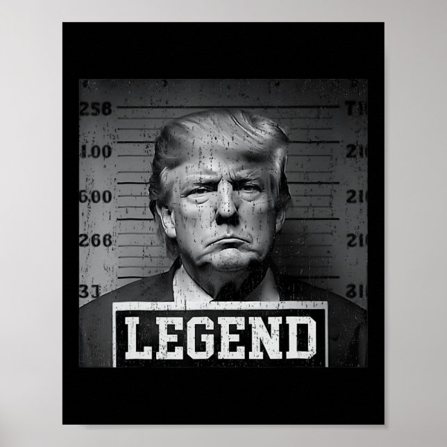 Trump Mugg Shot Poster (Framsidan)
