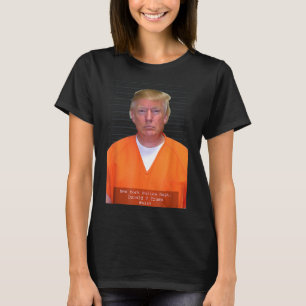 Trump Mugg Shot Range Jumpdrädräkt Parody Behind P T Shirt