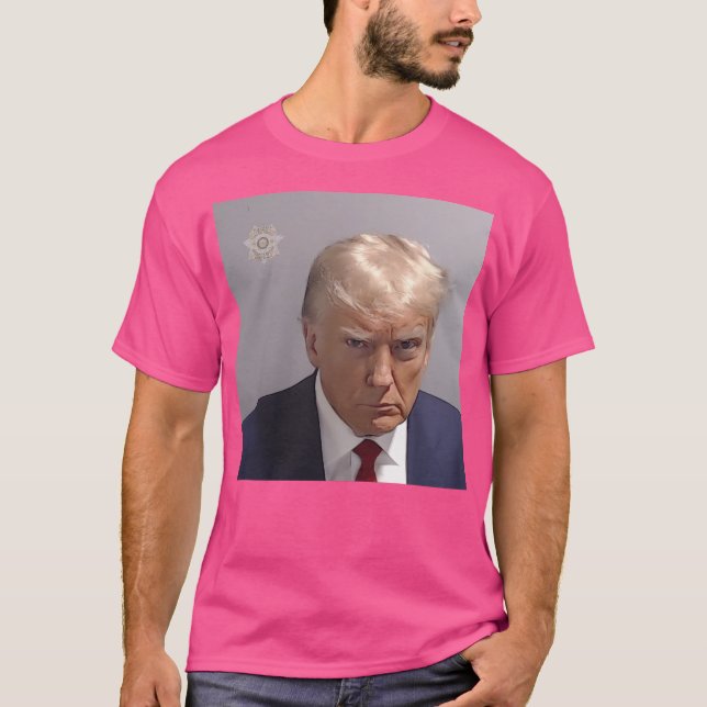Trump Mugg Shot T Shirt (Framsida)