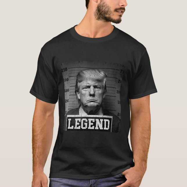 Trump Mugg Shot T Shirt (Framsida)