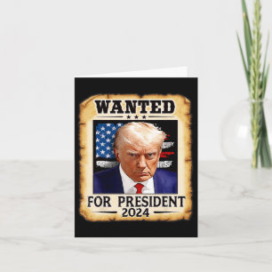Trump Mugg-slang som önskas för USA President 2024 Kort