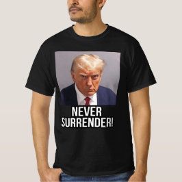 Trump Mugshot 2024 Donald Trump Aldrig överlämnand T Shirt