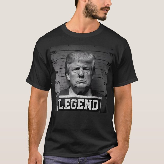Trump Mugshot 2024 President T Shirt (Framsida)