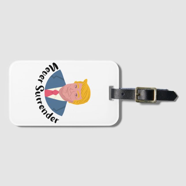 Trump Mugshot Aldrige Överge Bagagebricka (Framsida horisontal)