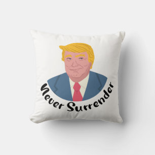 Trump Mugshot Aldrige Överge Kudde