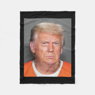 Trump Mugshot Fleecefilt