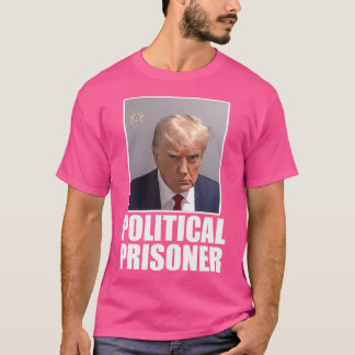 Trump Mugshot Policy Prisoner Shirt T