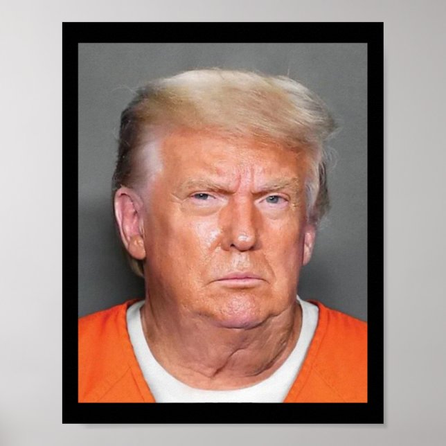 Trump Mugshot Poster (Framsidan)