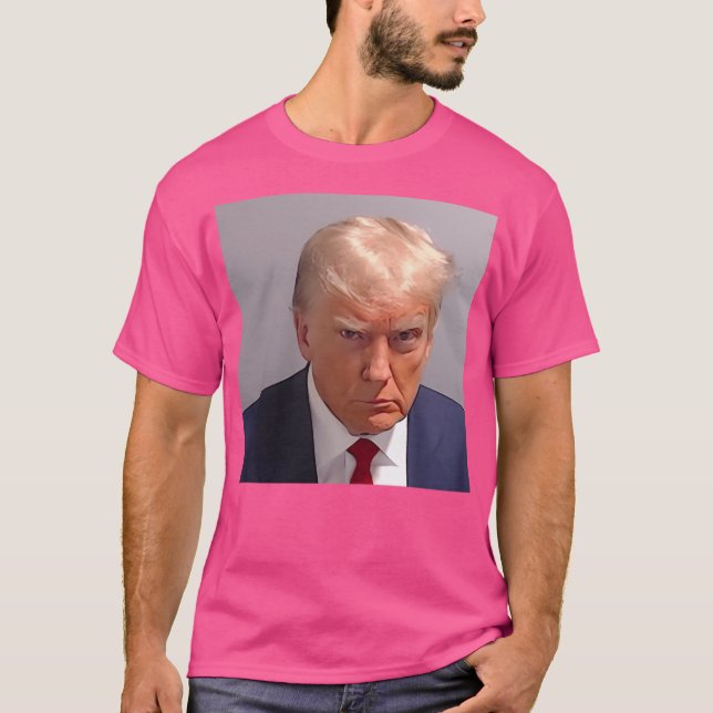Trump Mugshot T Shirt (Framsida)
