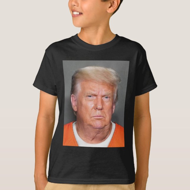 Trump Mugshot T Shirt (Framsida)