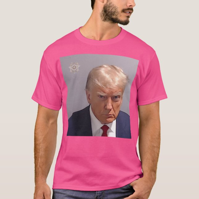 Trump Mugshot T Shirt (Framsida)