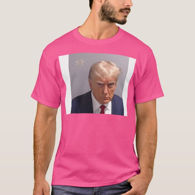 Trump Mugshot T Shirt (Framsida)
