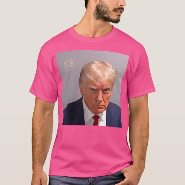 Trump Mugshot T Shirt (Framsida)