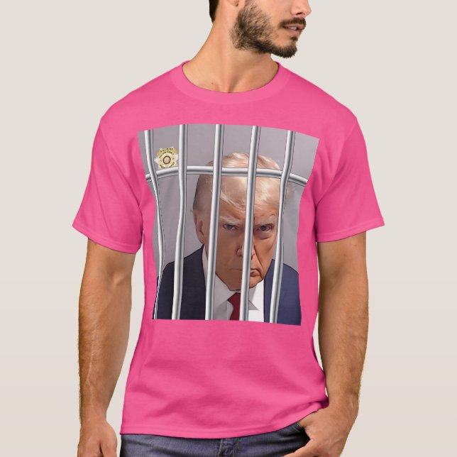 Trump Mugshot T Shirt (Framsida)