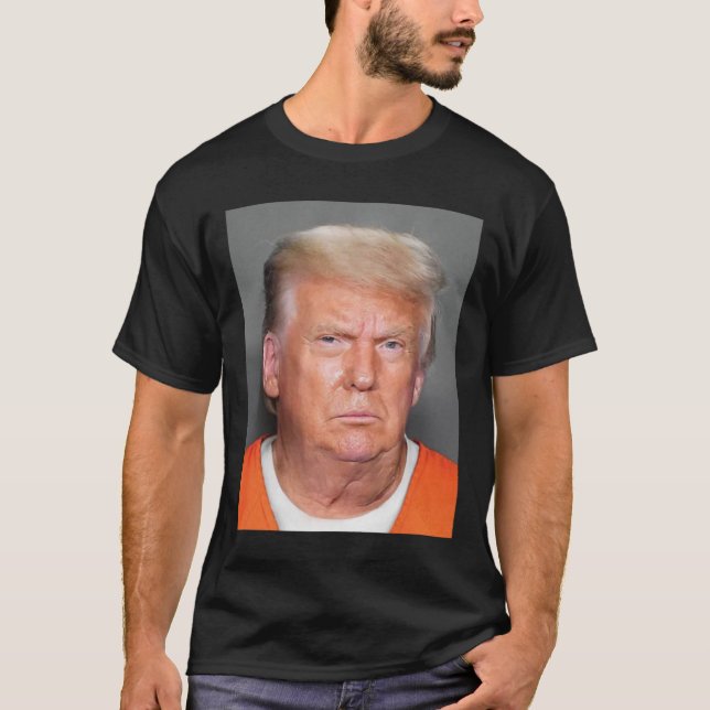 Trump Mugshot T Shirt (Framsida)