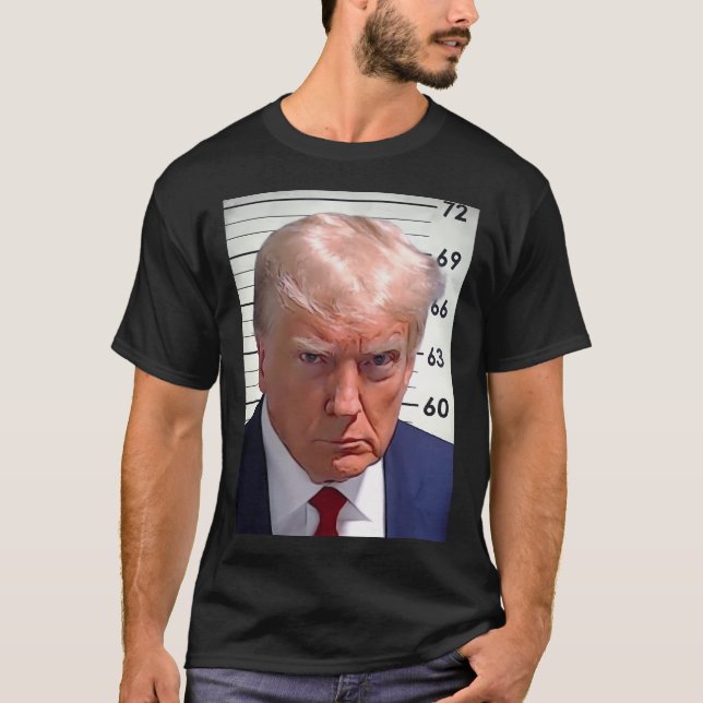 Trump Mugshot T Shirt (Framsida)