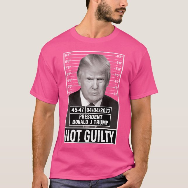 Trump Mugshot T Shirt (Framsida)