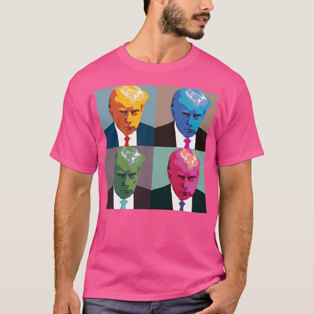 Trump Mugshot T Shirt (Framsida)