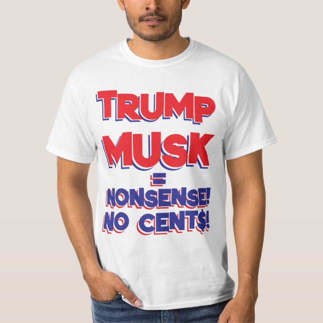 TRUMP-MUSK INGA CENTRUM T SHIRT (Framsida)