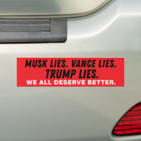 Trump Musk Vance Ljuger Vi Folket Förtjänar Bättre